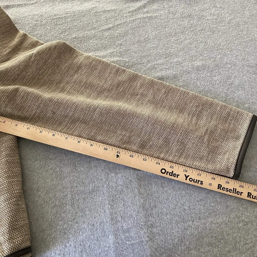 G.H. Bass Jacket Men's XXL Brown Tan Workwear Pullover Sweatshirt Camp Outdoors‎